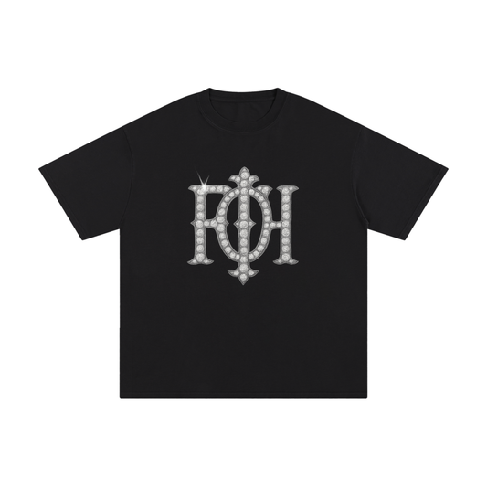 FOH SHORT SLEEVE LOGO TEE - BLACK